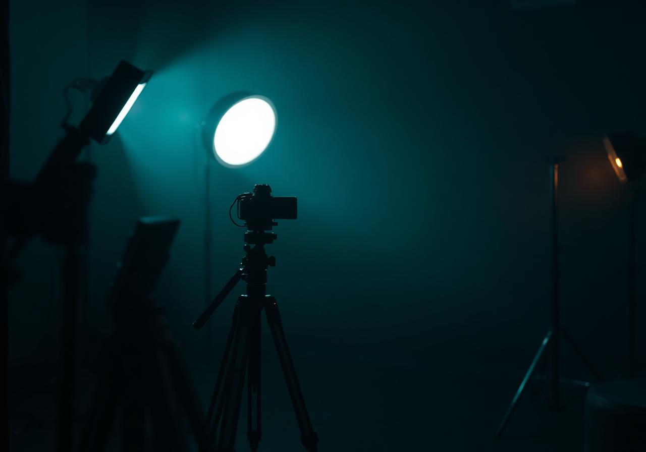 Studio cinématique pour la création de contenu